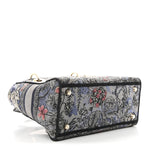 Canvas Embroidered Jardin Magique Medium Lady D-Lite Denim Multicolor