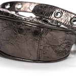 Metallic Agneau Arena Le Cagole Shoulder Bag XS Dark Bronze