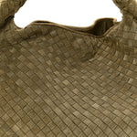 Suede Intrecciato Large Hop Mud