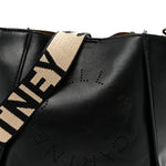 Eco Alter Nappa Perforated Logo Mini Crossbody Black