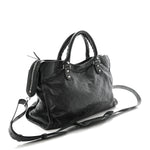 Agneau Classic Silver Hardware City Gris Fossile