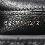 Calfskin Cannage Small Caro Bag Black