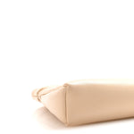 Shiny Crumpled Calfskin Quilted Nano 31 Shopping Bag Beige