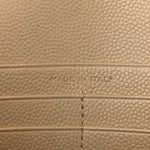 Grain De Poudre Matelasse Chevron Monogram Chain Wallet Nude Powder