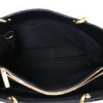 Caviar Quilted Grand Shopping Tote GST Black
