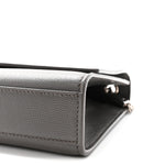 Grain De Poudre Medium Classic Monogram Kate Satchel Earth Grey