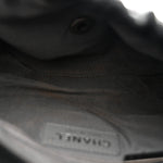 Caviar Quilted Medium Elastic Flap Black