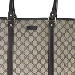 GG Plus Monogram Joy Vertical Tote Dark Brown