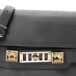 Calfskin Mini PS11 Classic Shoulder Bag Heather Grey