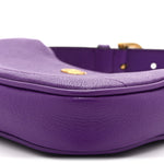 Goatskin Mini Aphrodite Shoulder Bag Shine Purple