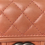 Calfskin Quilted Small Prestige Top Handle Flap Pink
