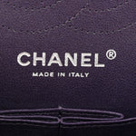 Aged Calfskin Quilted 2.55 Reissue Mini Flap Dark Purple