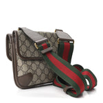 GG Supreme Monogram Web Small Neo Vintage Double Flap Messenger Bag Beige New Acero