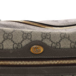 GG Supreme Monogram Web Small Ophidia Shoulder Bag Brown