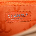Calfskin Quilted Small Cambon Multipocket Reporter Beige