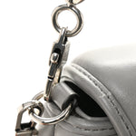 Nappa Vertical Matelasse Small Maxi Horsebit Chain Shoulder Bag Gray