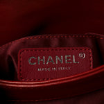 Lambskin Quilted Mini Chanel 3 Flap Red