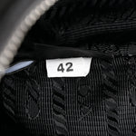 Tessuto Nylon Saffiano Mini Re-Edition 2005 Bag Black