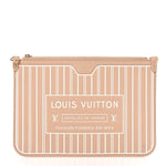 Calfskin Neverfull Inside Out MM Pochette Dune Hazelnut