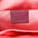 Velvet Matelasse GG Marmont Dome Backpack Fuchsia Violet Cyclamen