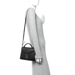 Grain De Poudre Mini Classic Monogram Cassandra Top Handle Black