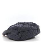 Denim Quilted Large Stretch Spirit Cabas Blue