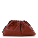 Smooth Butter Calf The Pouch Oversized Clutch Rust