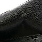 Saffiano Medium Galleria Double Zip Tote Black