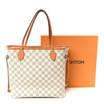 Damier Azur Neo Neverfull MM Rose Ballerine