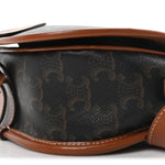 Triomphe Canvas Medium Folco Bag Tan