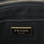Denim Canapa Logo Tote Black