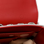 LV X YK Epi Infinity Dots Twist Shoulder Bag PM White Red