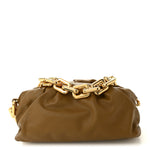 Calfskin The Pouch Chain Moutarde