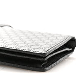 Microguccissima Crossbody Wallet Black