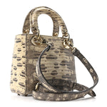 Lizard Ombre Mini Lady Dior