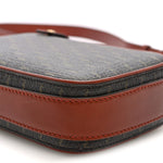 Canvas Smooth Calfskin Le Monogramme Crossbody Pouch Chestnut