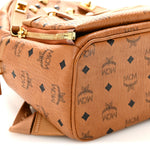 Visetos Studded Small Dual Stark Backpack Cognac