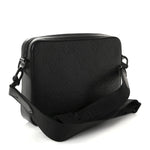 Calfskin Monogram Shadow Duo Messenger Black