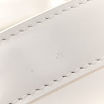 Brushed Calfskin Mini Geometric Prisma Shoulder Bag Optic White
