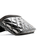 Patent Calfskin Quilted Waist Belt Bag 70 28 Black