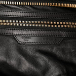 Snakeskin Large Luggage Black
