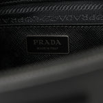 Saffiano Lux Monochrome Large Galleria Double Zip Tote Black
