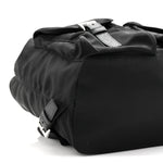 Tessuto Nylon Saffiano Medium Backpack Black