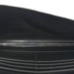 Nappa Intrecciato Long Andiamo Top Handle Clutch Black