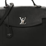 Soft Calfskin Lockme Ever MM Black