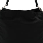Nylon Bamboo Hobo Black