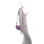 Calfskin Jacquard Mini Gate Dual Bag Guimauve