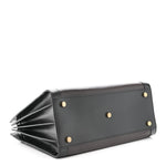 Calfskin Bi-Color Small Sac De Jour Burgundy Black