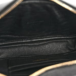 Grain De Poudre Matelasse Monogram Mini Lou Camera Bag Black