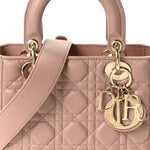 Lambskin Cannage Small My ABC Dior Lady Dior Blush
